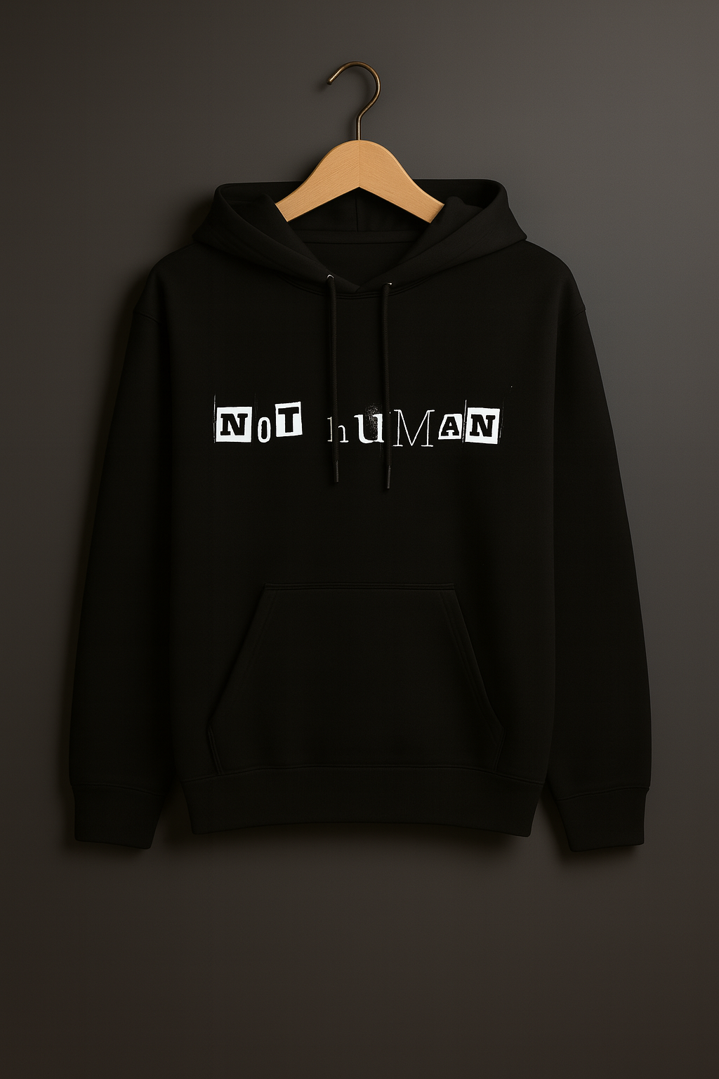 NOT HUMAN – Ransom Style Street Hoodie