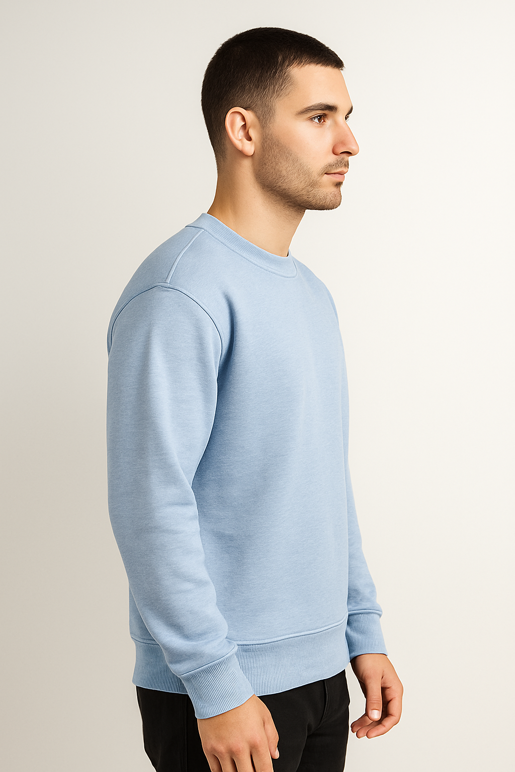 Baby Blue Oversized Sweatshirt
