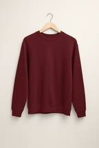 Maroon Oversized Sweatshirt