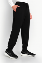 Classic Black Joggers – Premium Cotton Looper