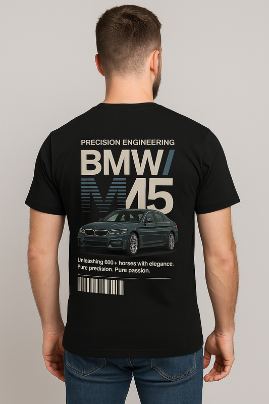 BMW M5 Men's round neck cotton T-shirt