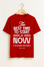Streetwear Graphic Tee – No Excuses, Just Action
