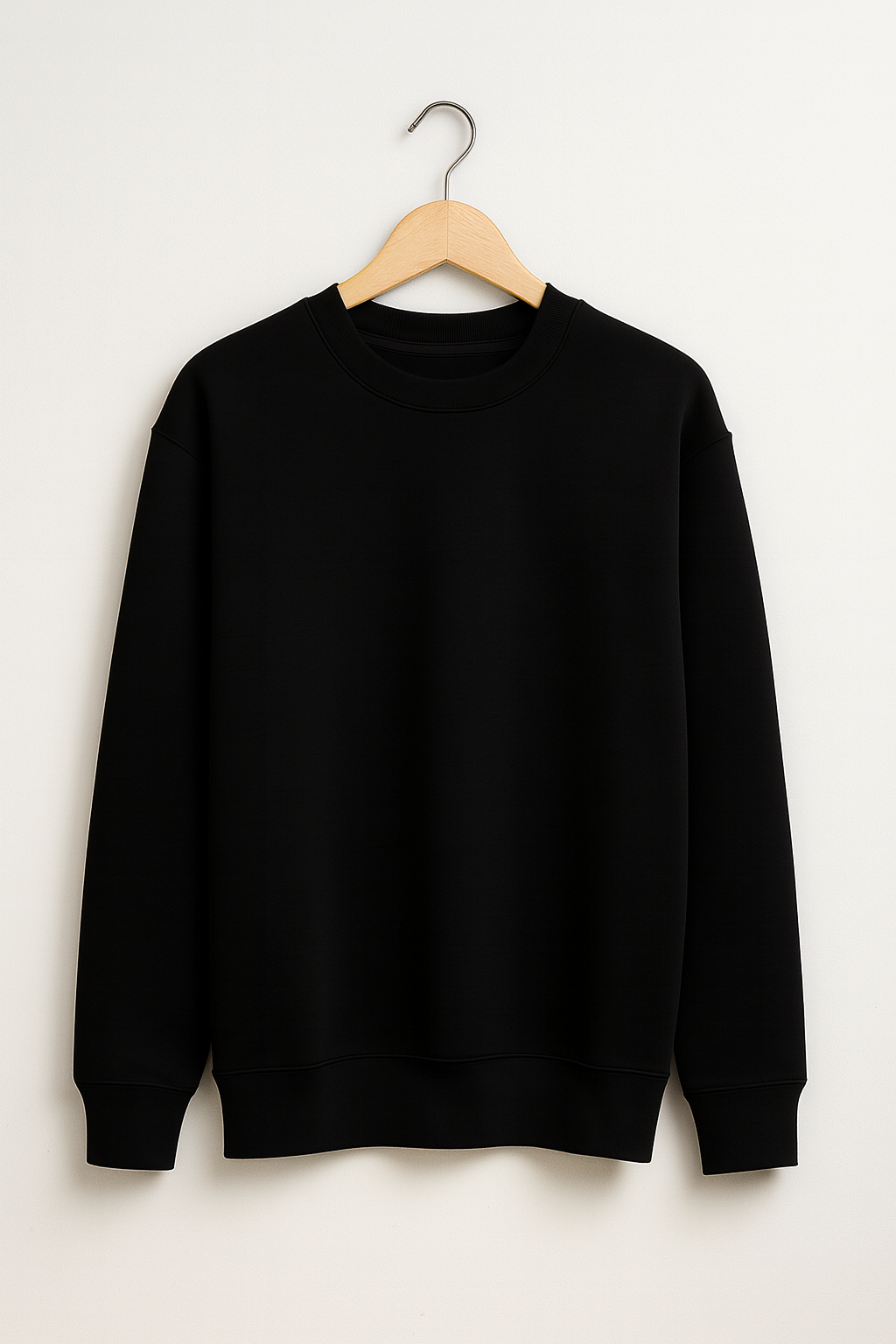 Classic Black Oversized Sweatshirt