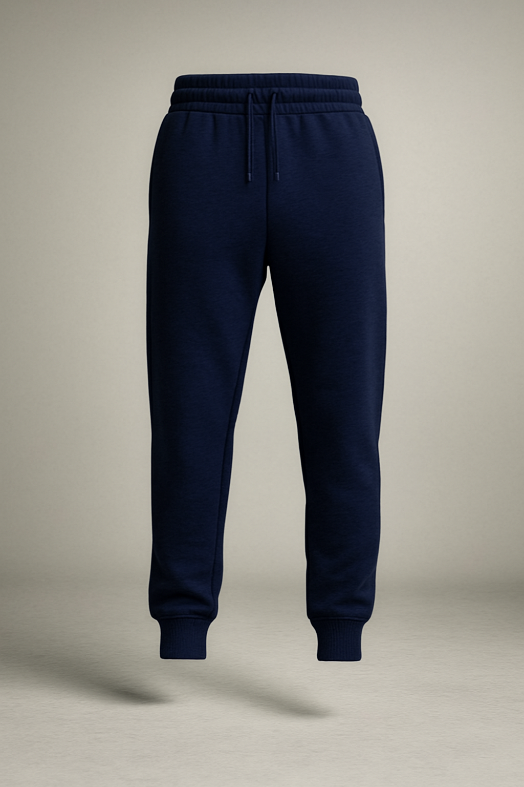 Dark Navy Blue Joggers – Premium Cotton Looper