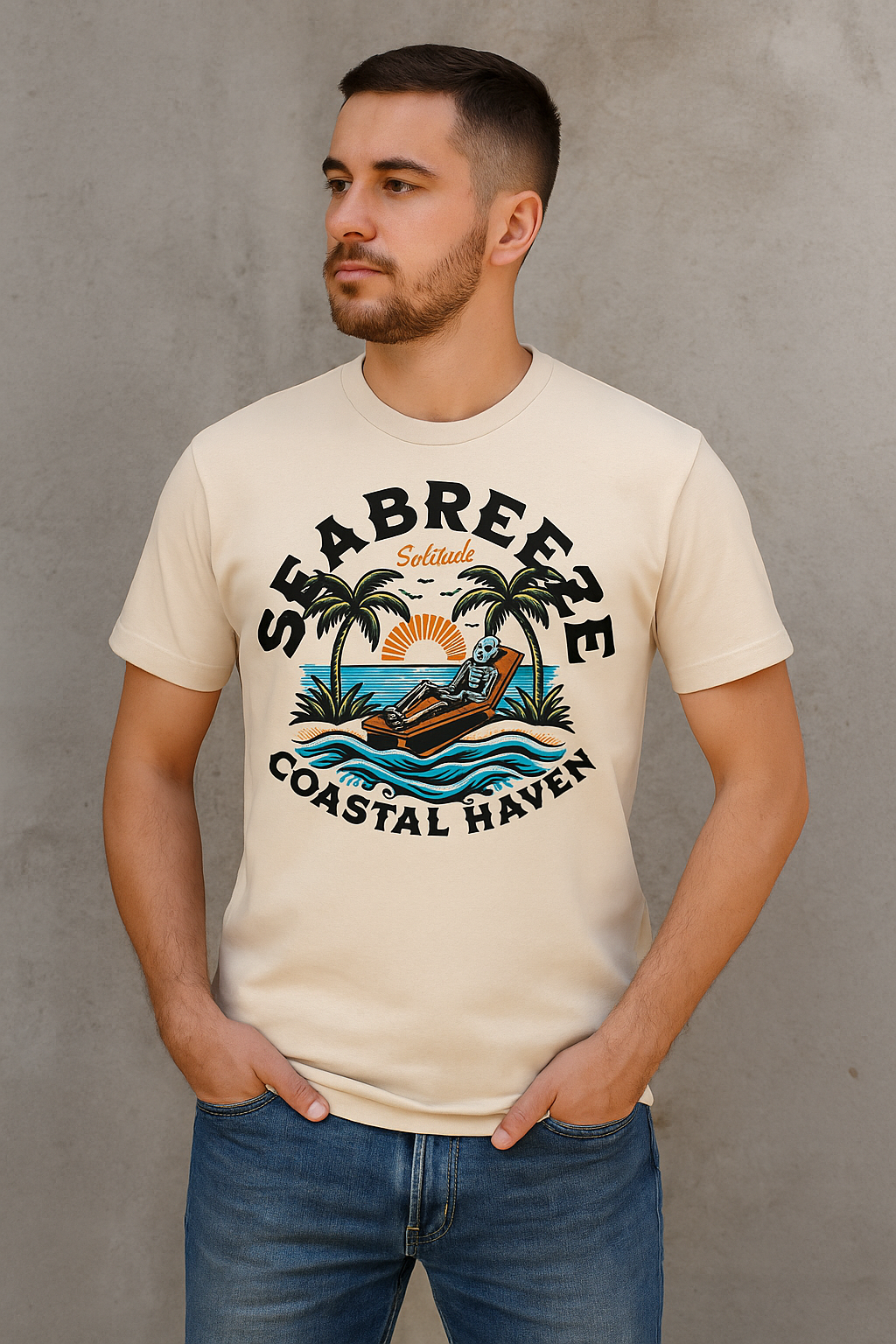 Seabreeze Solitude Almond T-Shirt